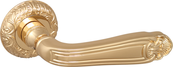 Ручка Fuaro (Фуаро) раздельная R.SM58.LOUVRE (LOUVRE SM) GOLD-24 золото 24К https://www.tlock.ru/photo_bank/29569_01.jpg