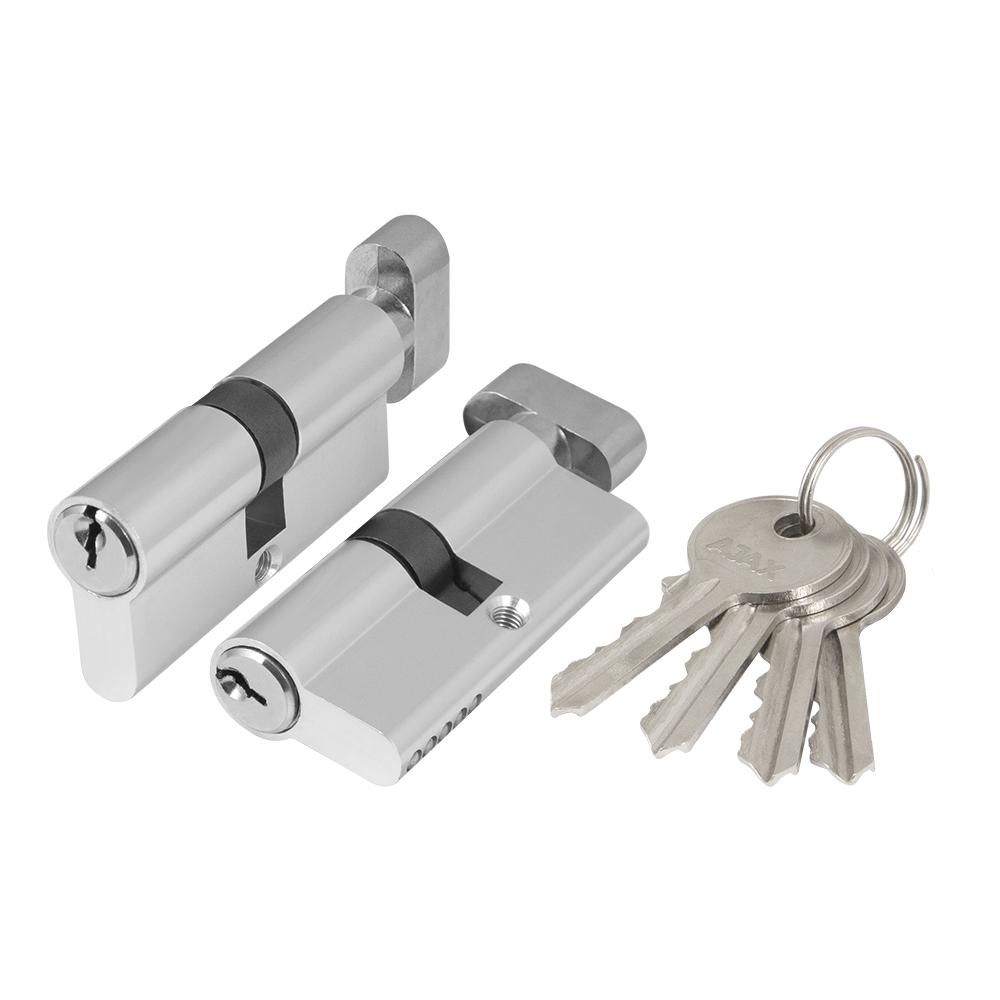 Цилиндровый Ajax (Аякс) механизм (AX102/60) AX1002Knob60 (25+10+25)/HD CP хром 4Key с вертушкой https://www.tlock.ru/photo_bank/44843_01.jpg